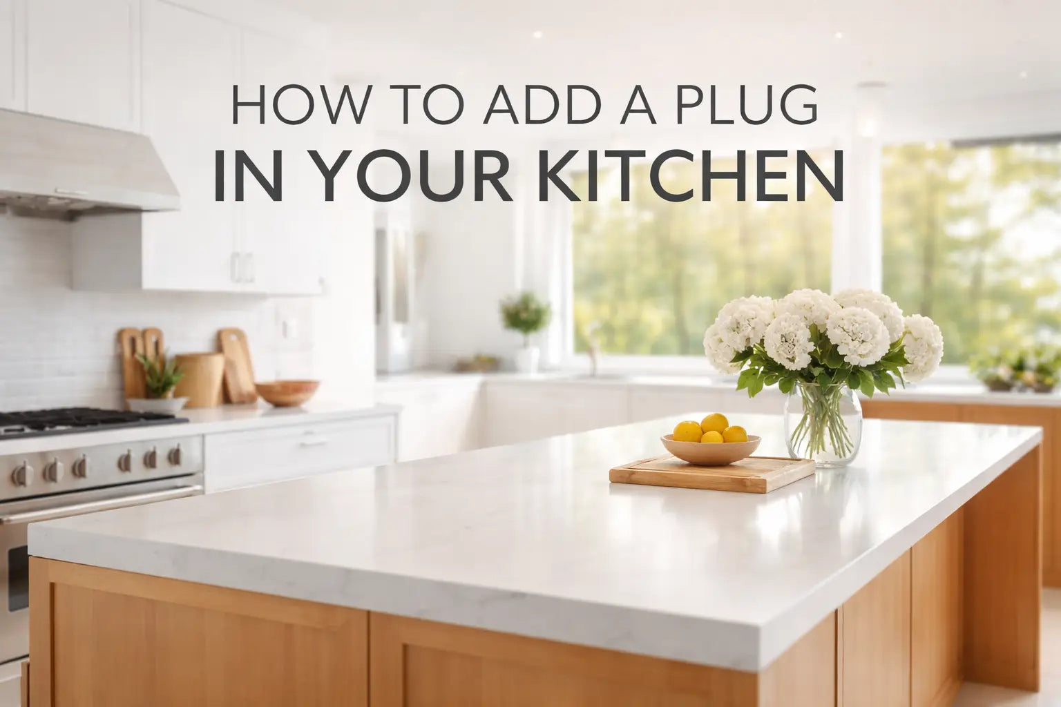Kitchen Telephone Plug In How to Add a Plug in Your Kitchen - Modern Power Solutions
