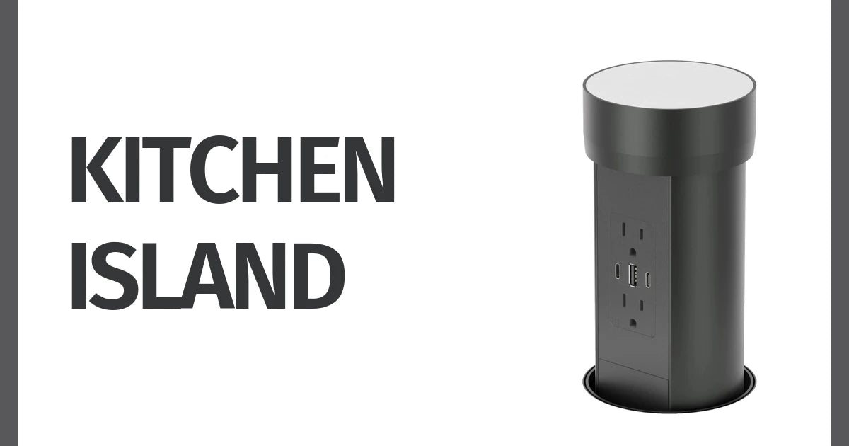 Kitchen Island Pop-Up Outlets Collections Title Banner