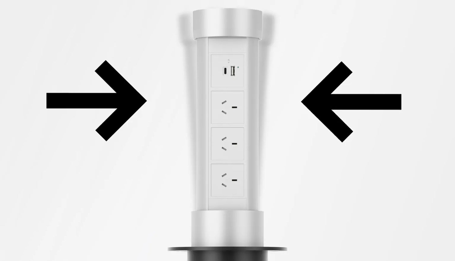 Point Pod Multi: 3 Power Outlets & 2 USB Charging Outlets - Modern ...