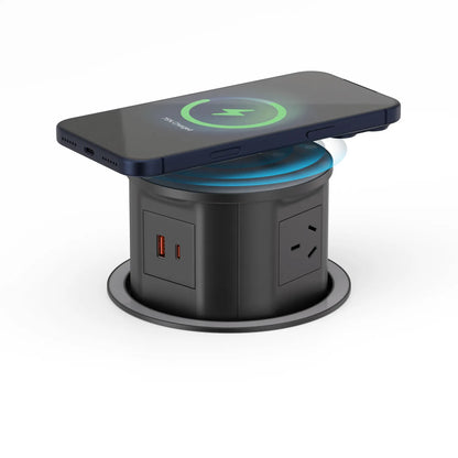 V14JB: Quad-Sided, Pop Up Power Outlet