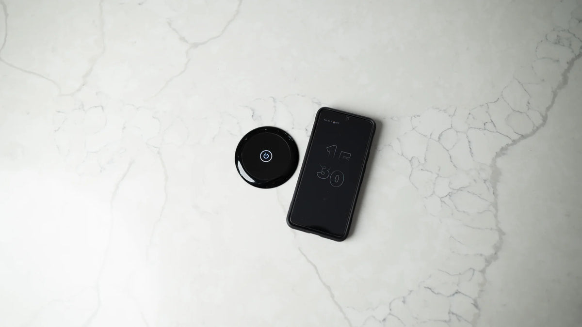 Wireless charging kitchen pop up power socket with mobile phone
