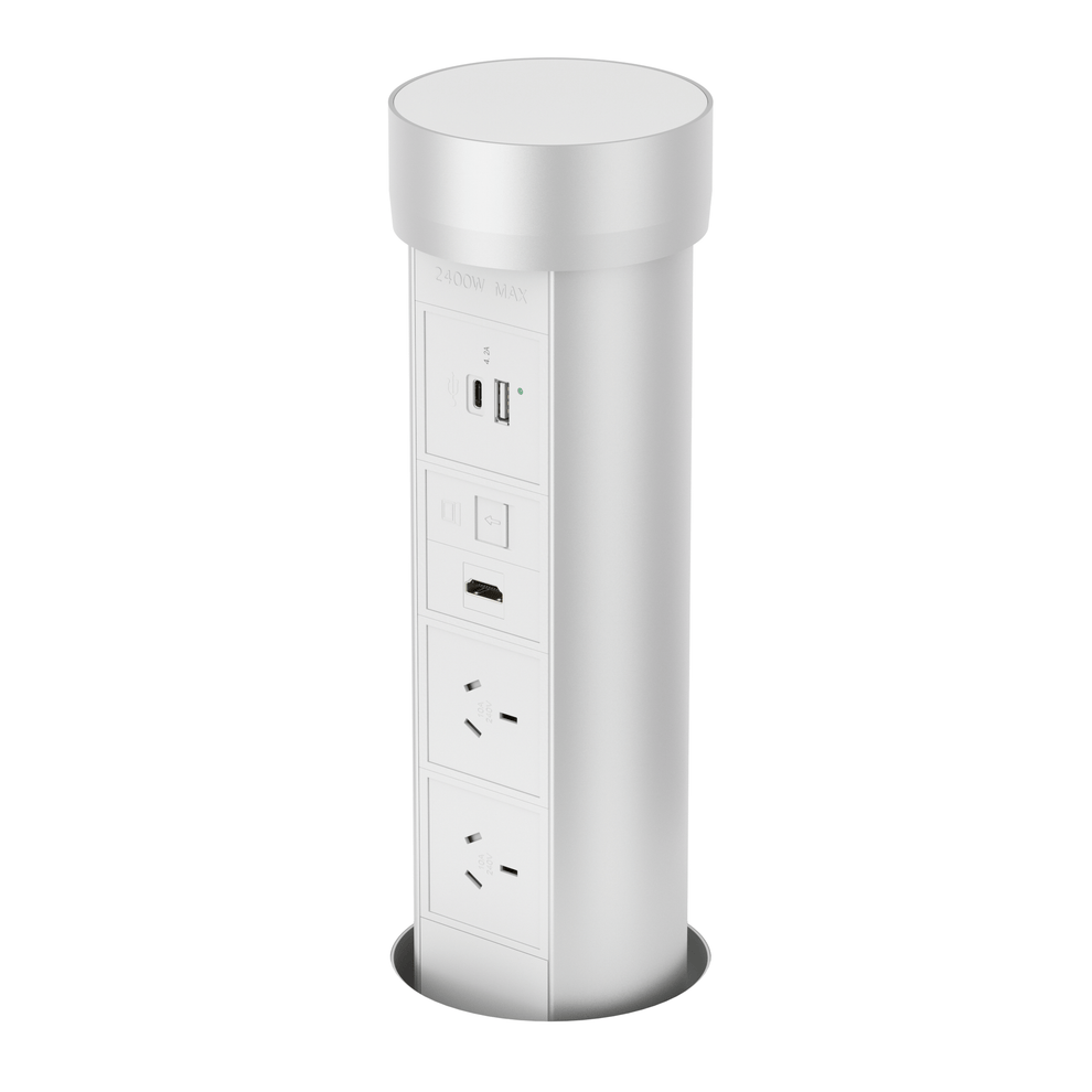Point Pod Boardroom: Integrated Power Outlets for Office Tables ...
